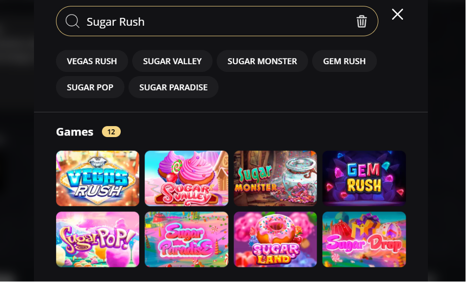 lex casino and sugar rush